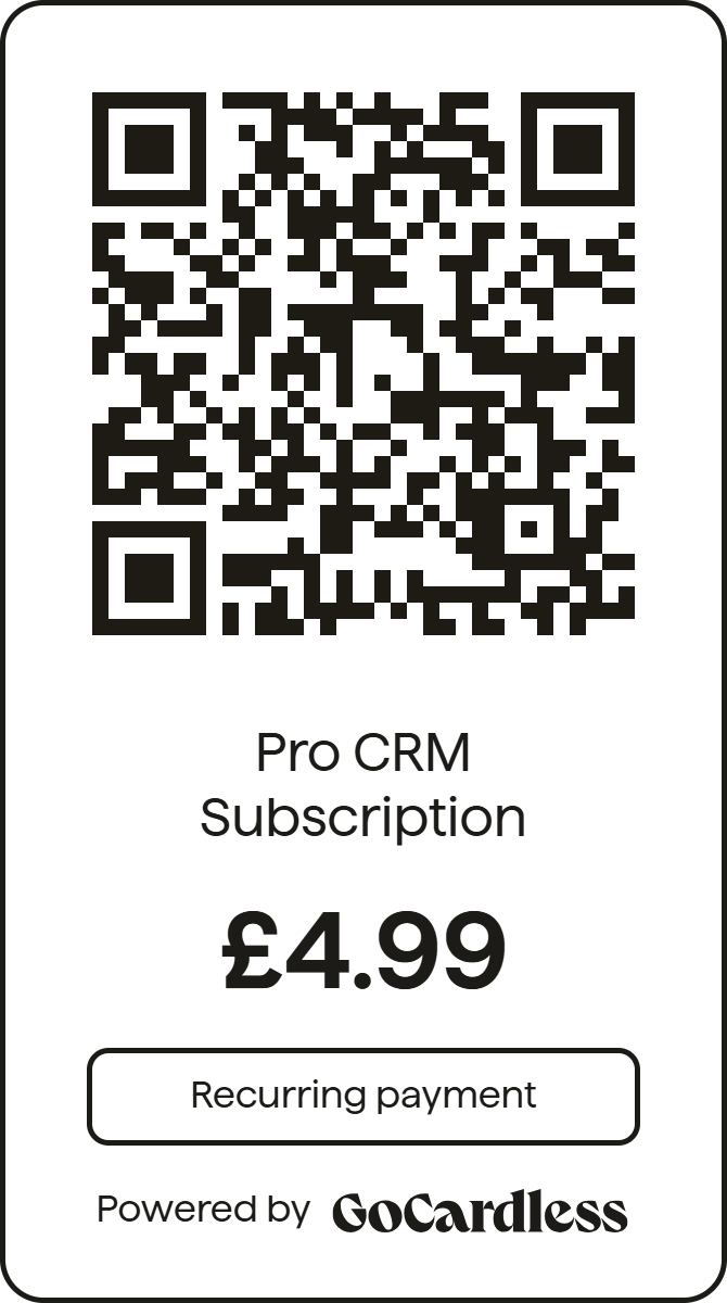 GoCardless Payment QR Code